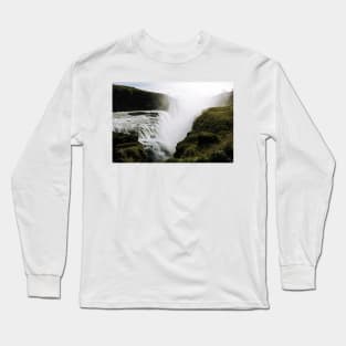 Gullfoss waterfall  in Iceland - Landscape Photography Long Sleeve T-Shirt